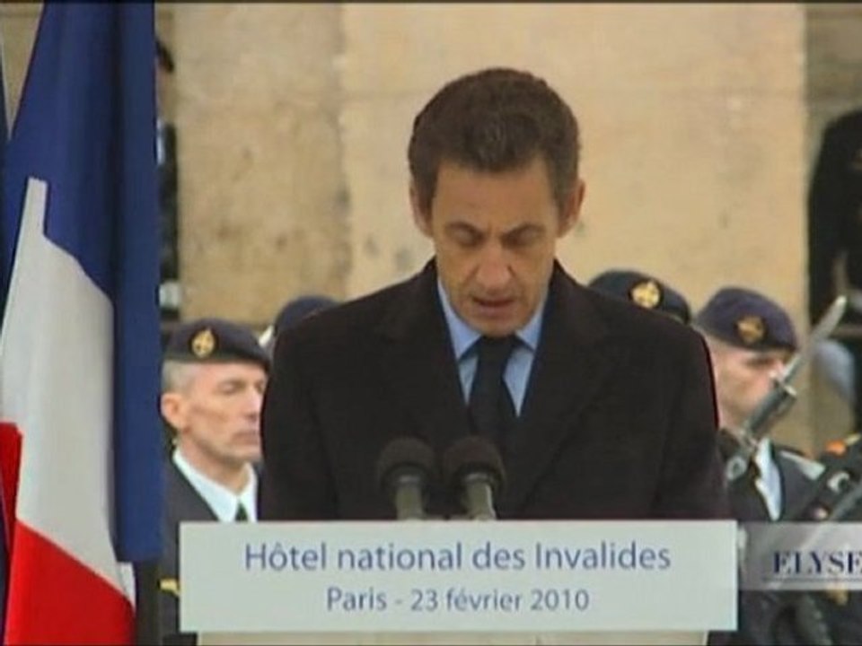 Cérémonie d’adieu aux armes du chef d’état-major des armées