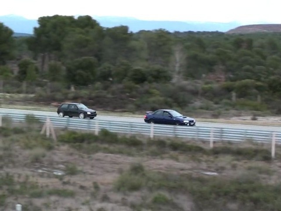 vr6 turbo  subaru ax vts  au circuit du luc