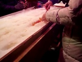 Tire d' érable sur neige