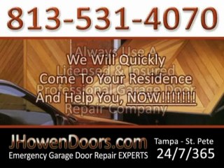 Garage Door Repairs In Tampa FL