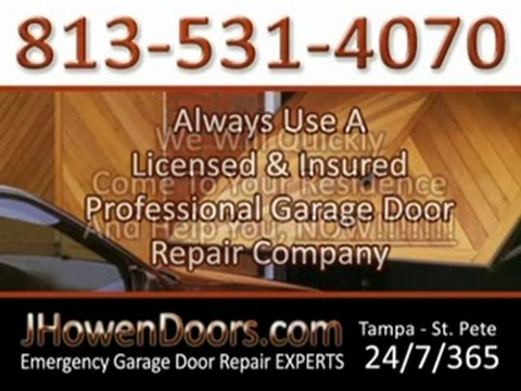 Garage Door Repairs In Tampa Florida
