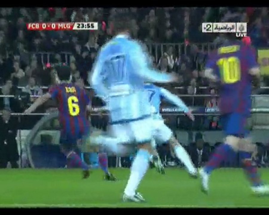 Xavi contre malaga
