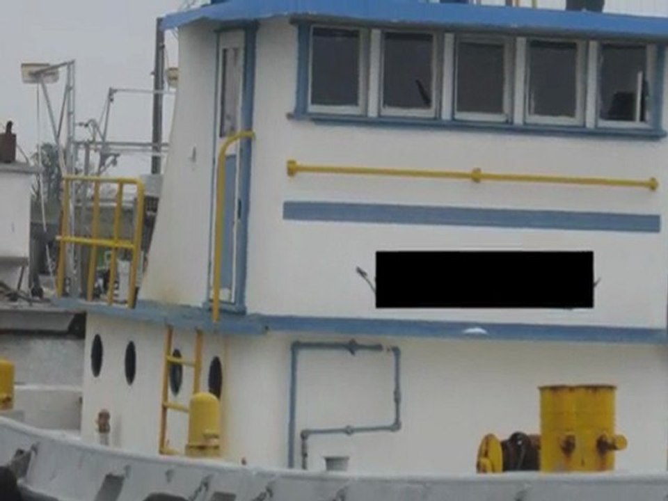 16.5' X 55’ LUGGER PUSH BOAT OILFIELD WORK BOATS FOR SALE
