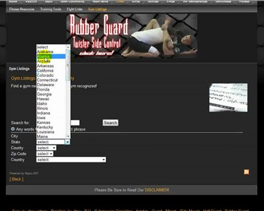 List Your Gym At TrainFightWin.com