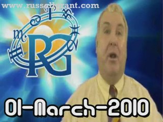 RussellGrant.com Video Horoscope Scorpio March Monday 1st