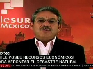 Chile posee recursos propios para afrontar desgracia ocurrid