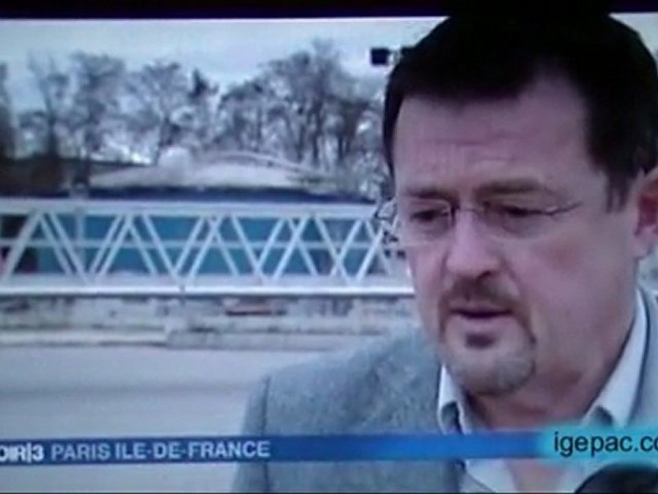 Pollution de la Seine - FR3 - 25 février 2010