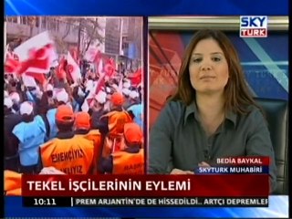 Tekel İşçilerinin Eylemi Sürüyor