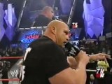 The Rock, Steve Austin & Hurricane promo