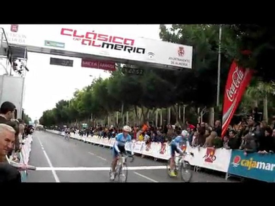 Arrivée de la classique d'Almería (2010)