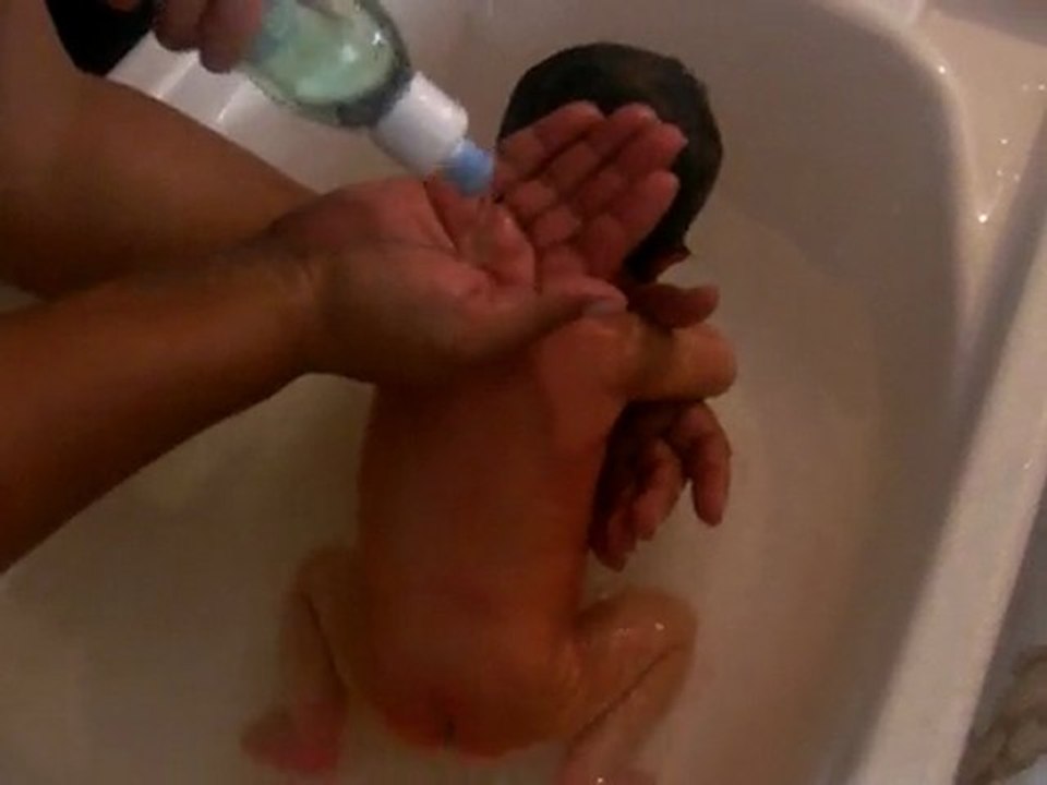 primer baño de paola