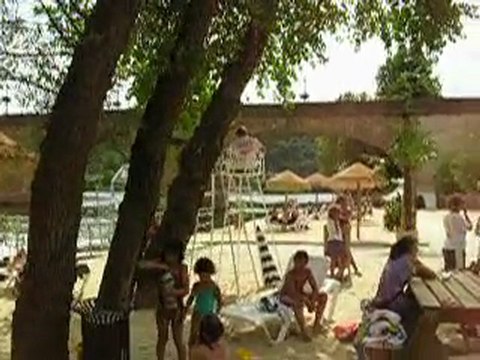 6300 cahors plage en aout 2009 dans le Lot