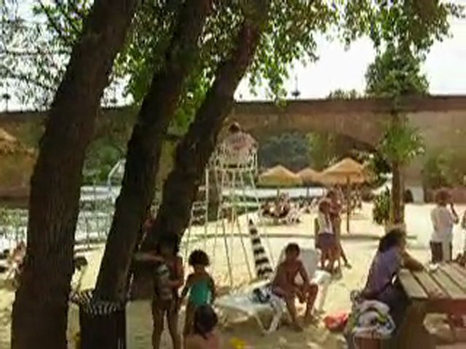 6300 cahors plage en aout 2009 dans le Lot