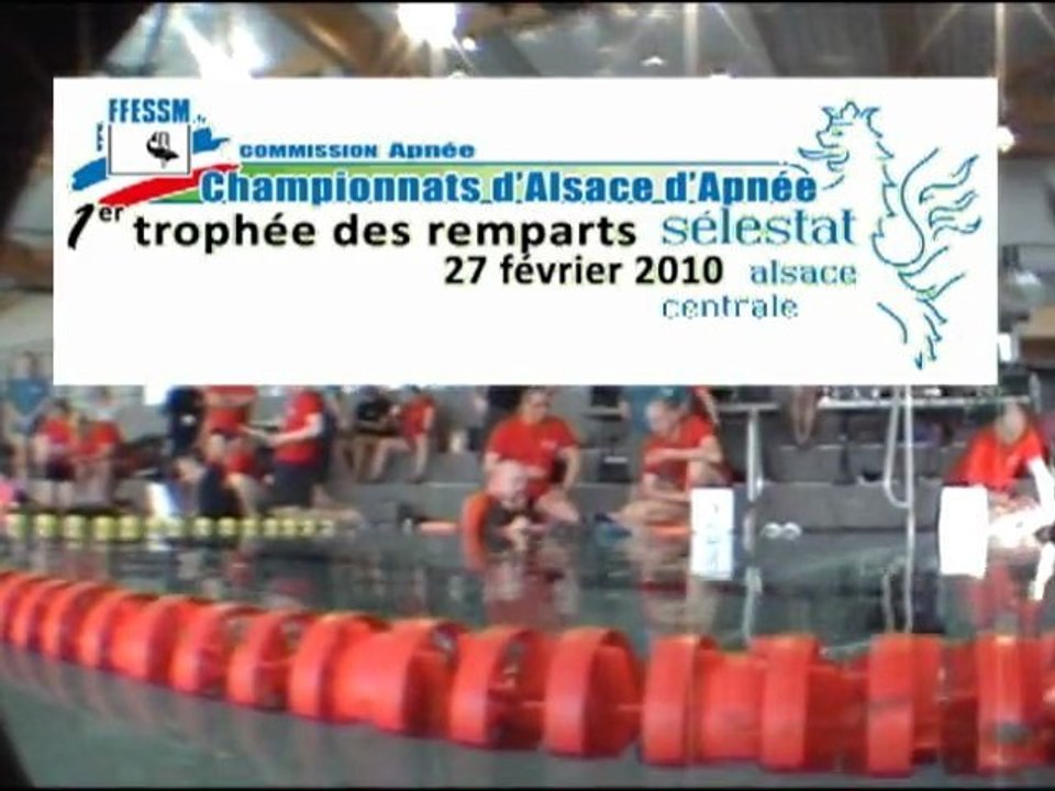 Trophée des Remparts - Championnat d'Alsace d'Apnée