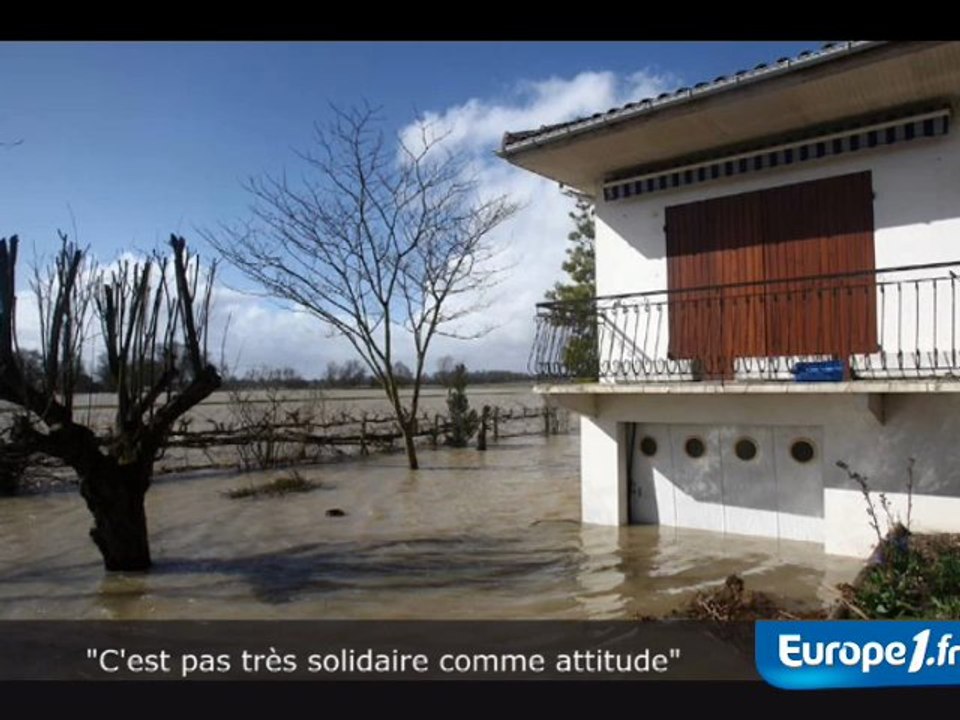 Tempête Xynthia : "C'est pas très solidaire comme attitude"