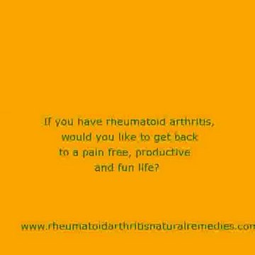 Rheumatoid Arthritis Natural Remedies