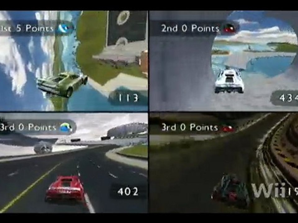 Trackmania Wii trailer