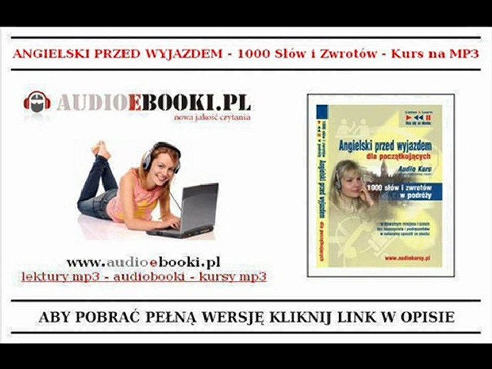 NAUKA ANGIELSKIEGO PRZED WYJAZDEM - Na wakacje  - KURS MP3