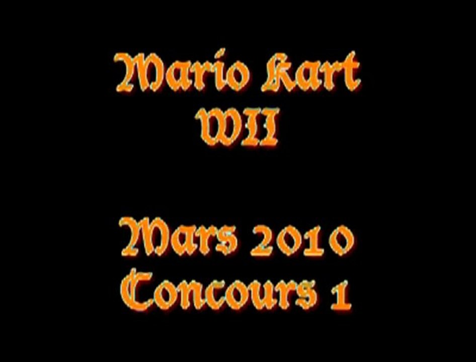 Mario Kart WII - Concours de Mars 2010 n° 1
