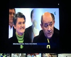 Débat Bernadette Malgorn / Jean Yves le Drian sur France3