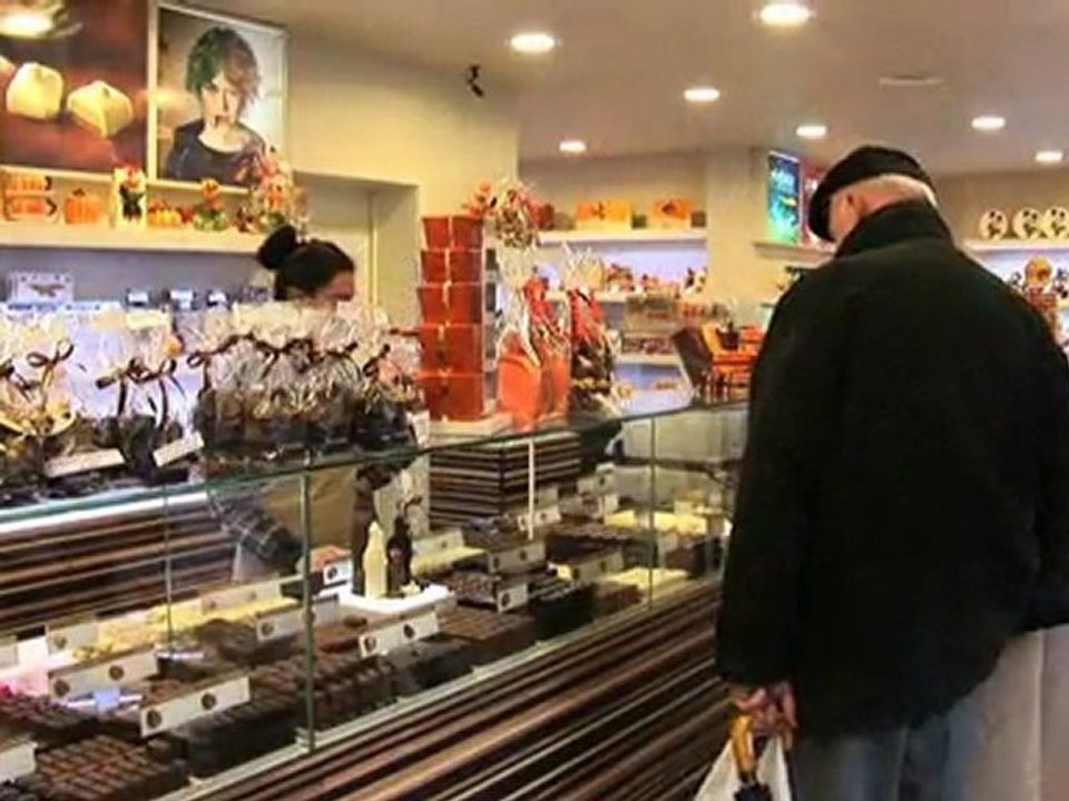 Leonidas-Pralines,confection chocolat à Mouscron en Belgique