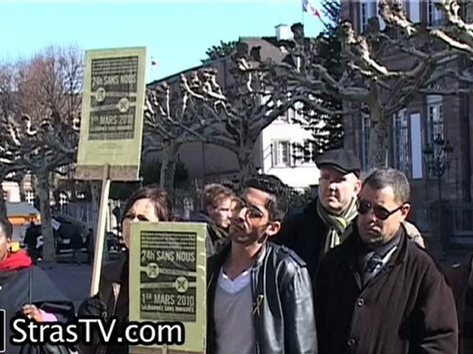 Journée sans immigrés à Strasbourg.