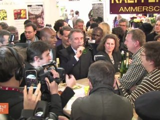 François Bayrou au salon de l'Agriculture 2010