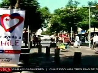 Estudiantes de Chile lanzaron campaña de solidaridad para d