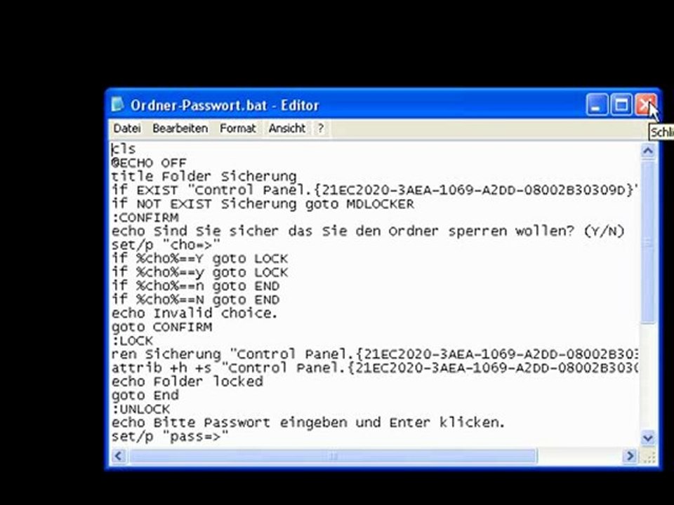 www.Ordner-Passwort-schützen.de Ordner verschlüsseln
