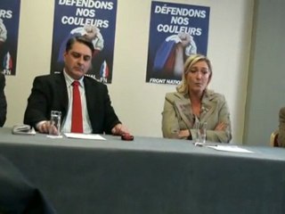 Marine Le Pen - Conférence à Clermont-Fd le 05 03 2010 - 2/2