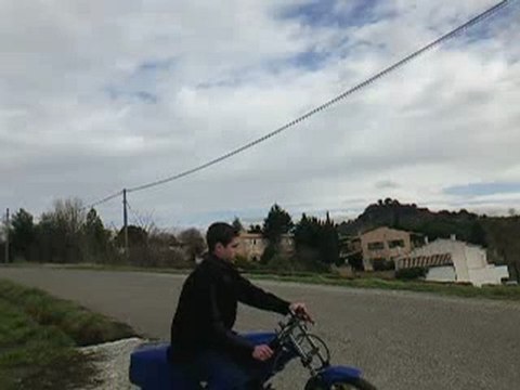 essais sur route mbk 51 replica cf