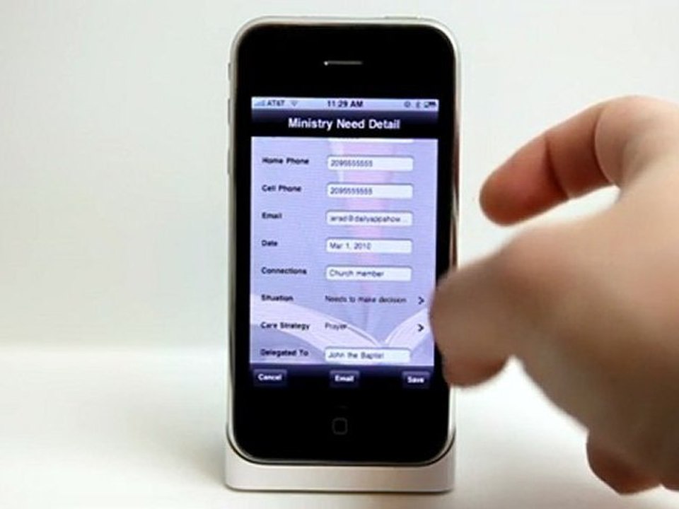iPastor iPhone App Demo