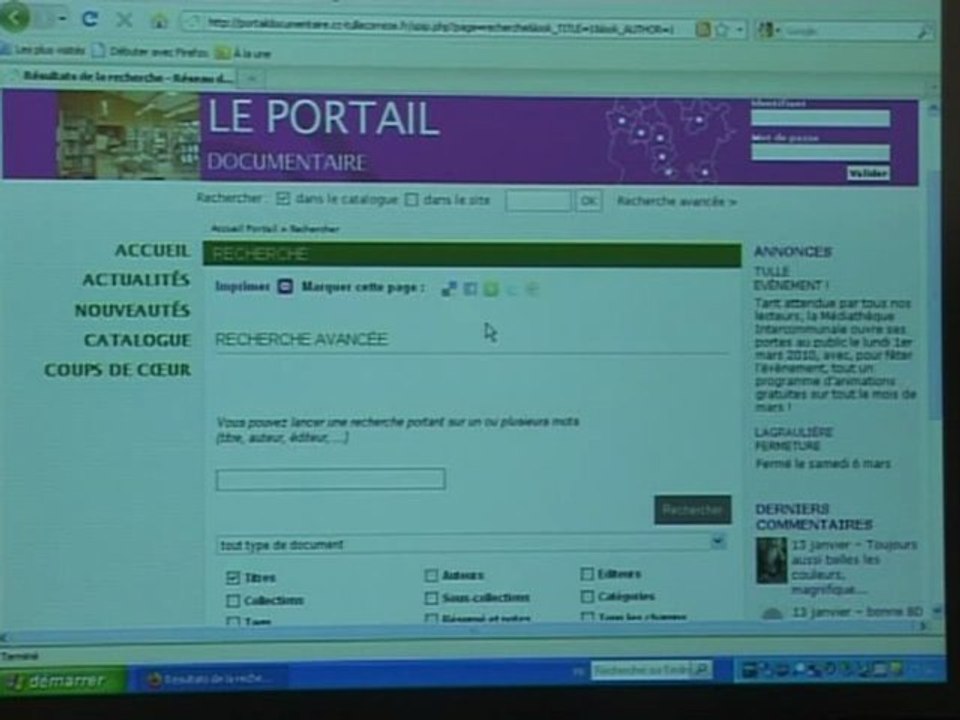 TULLE OUVERTURE DE LA MEDIATHEQUE INTERCOMMUNALE