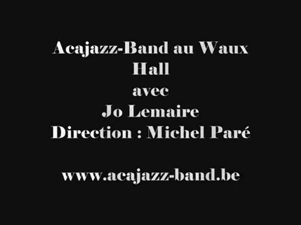 Acajazz-band avec Jo Lemaire (François Legrain : trompette)