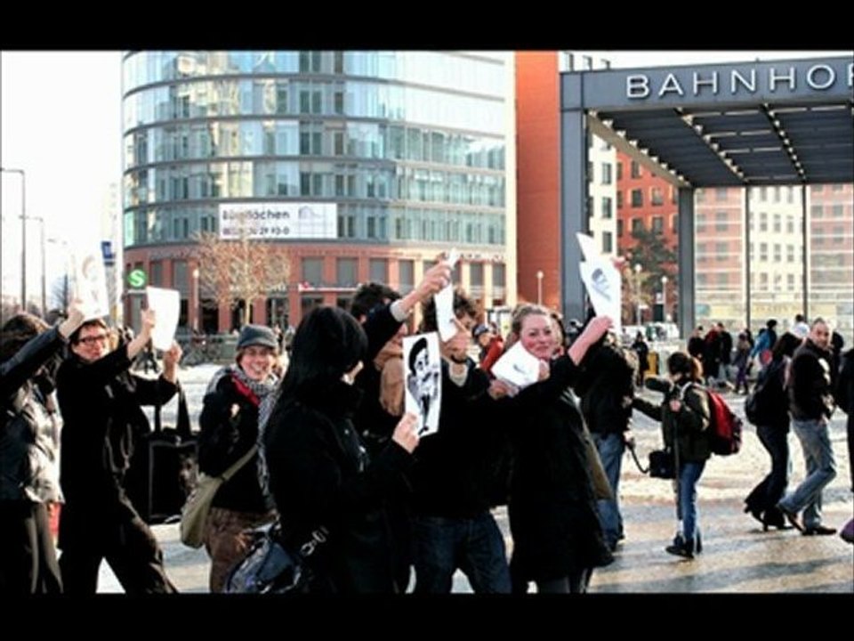Diaporama Flashmob 'identité nationale' - Berlin  20.02.2010