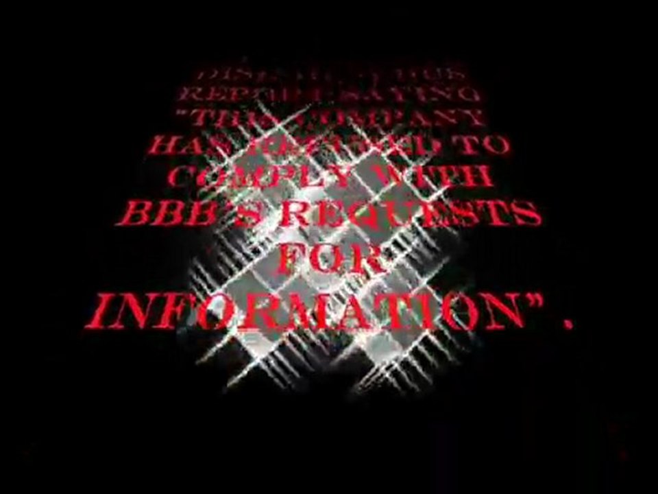 Better Business Bureau - BBB - Extortionist