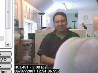 Hacked into surveillance camera