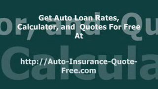 Auto credit loan, auto loan calculator free