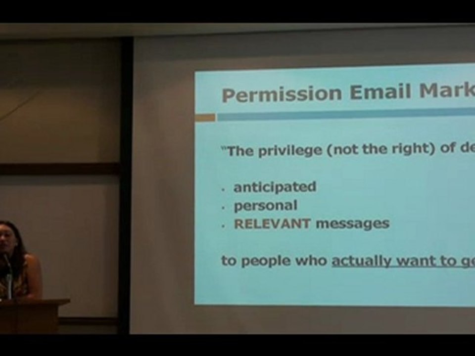 Email Marketing Part 18 - February 26, 2010