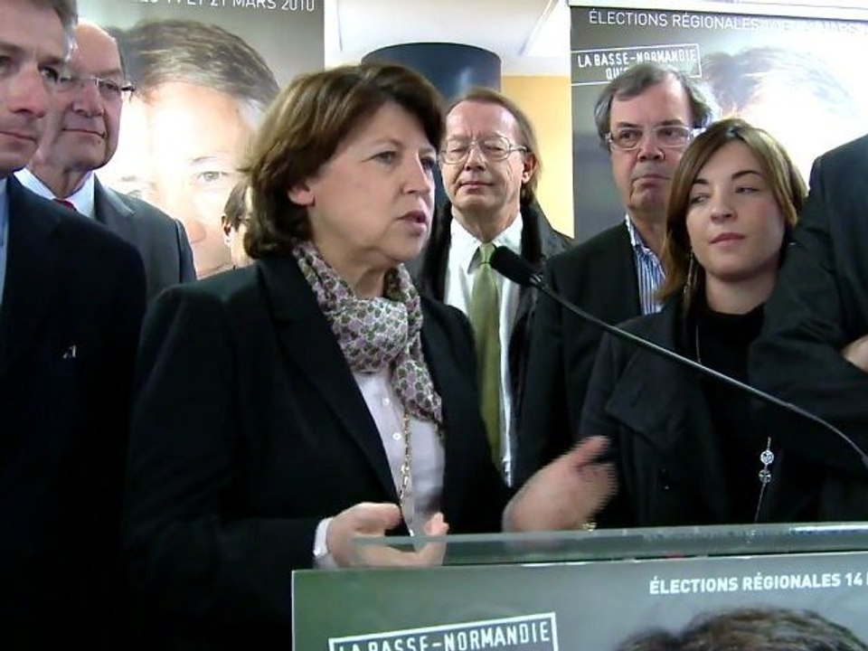 Martine Aubry à Caen pour soutenir Laurent Beauvais