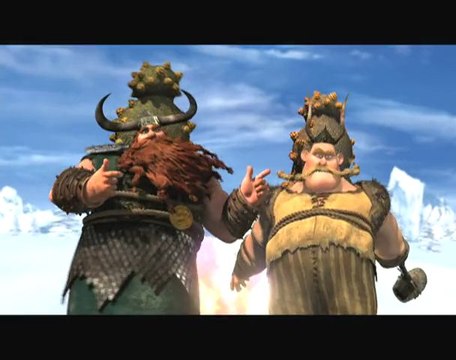 Dragons - Les Jeux Dragons-Vikings : le patinage de vitesse