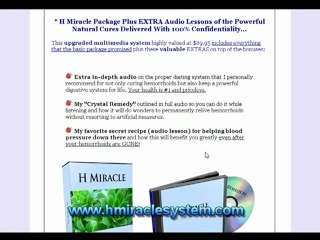 H Miracle System Review - Hemorrhoid Treatment