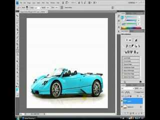 Photoshop CS4 - How to change the color of a car