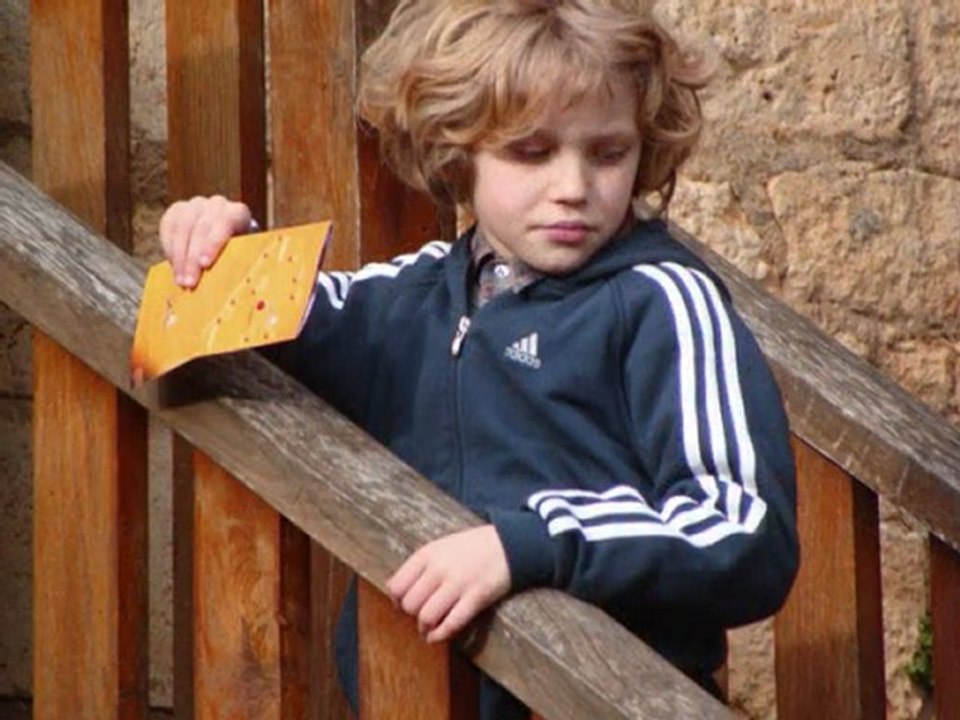 Lou et Vadim à Bonaguil février 2010