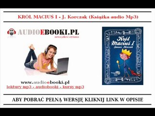 KRÓL MACIUŚ I - Bajki dla dzieci do słuchania (Mp3) kORCZAK