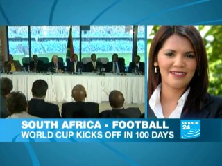 South Africa marks 100-day countdown to tournament start