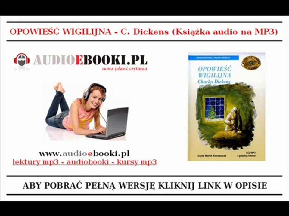 OPOWIEŚĆ WIGILIJNA - Dickens (Audiobook Mp3) - BAJKI MP3