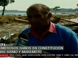 Numerosos daños en Constitución tras terremoto