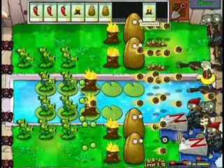 Plants Vs Zombies Level 3-10 Walkthrough
