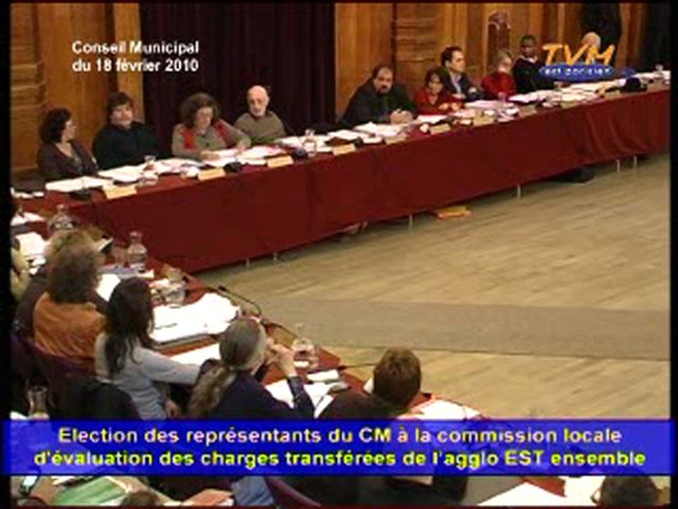 CONSEIL MUNICIPAL MONTREUIL (18/02/2010) - 3 et 4